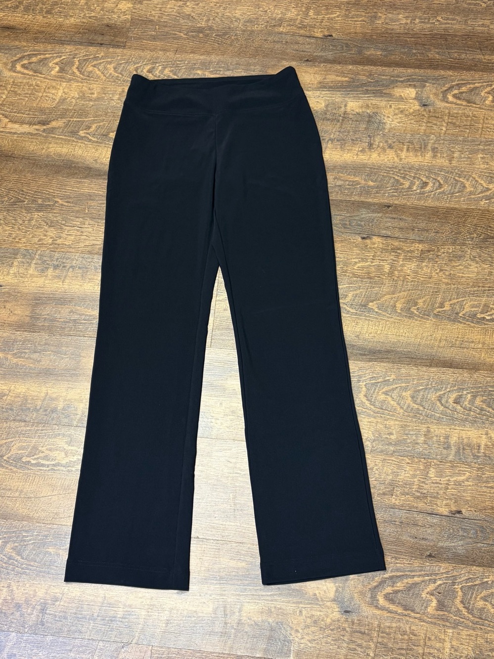Boston Proper Beyond Travel Black Straight Leg Pull On Pants Womens Medium